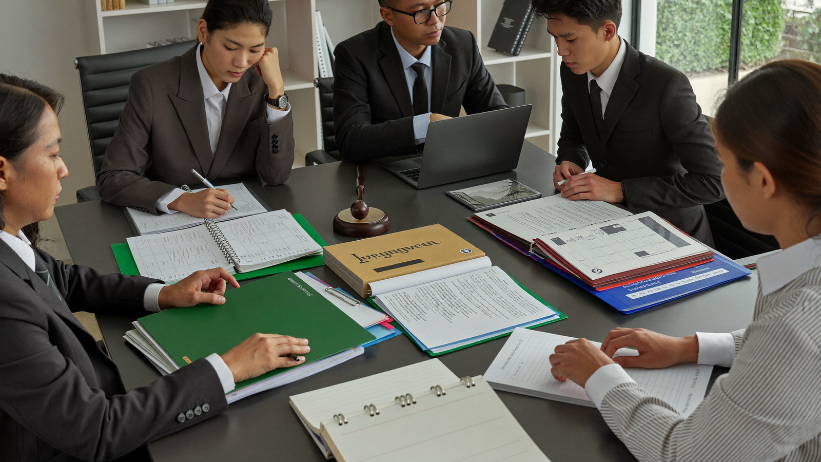 Business team reviewing Indonesian licensing and operational readiness