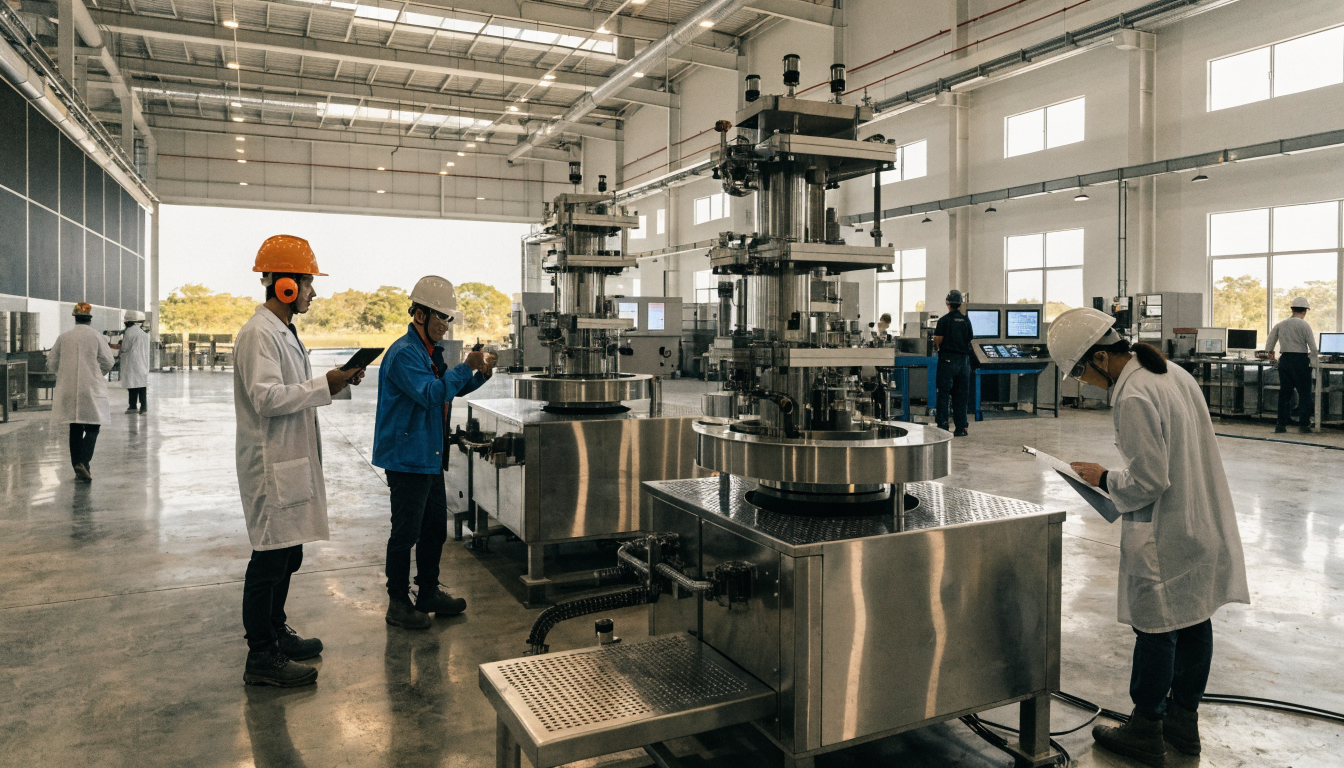 Factory commissioning and operational readiness review in Indonesia