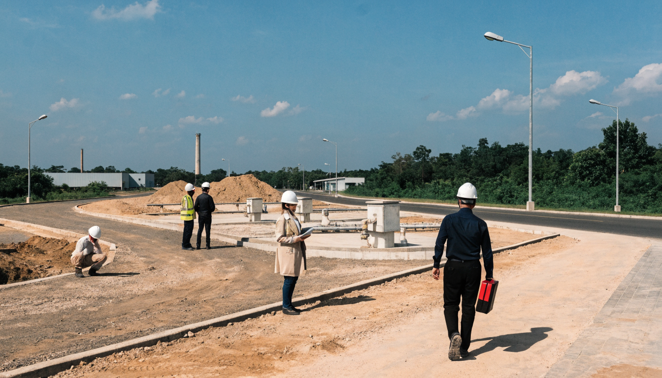 Factory site due diligence in an Indonesian industrial area