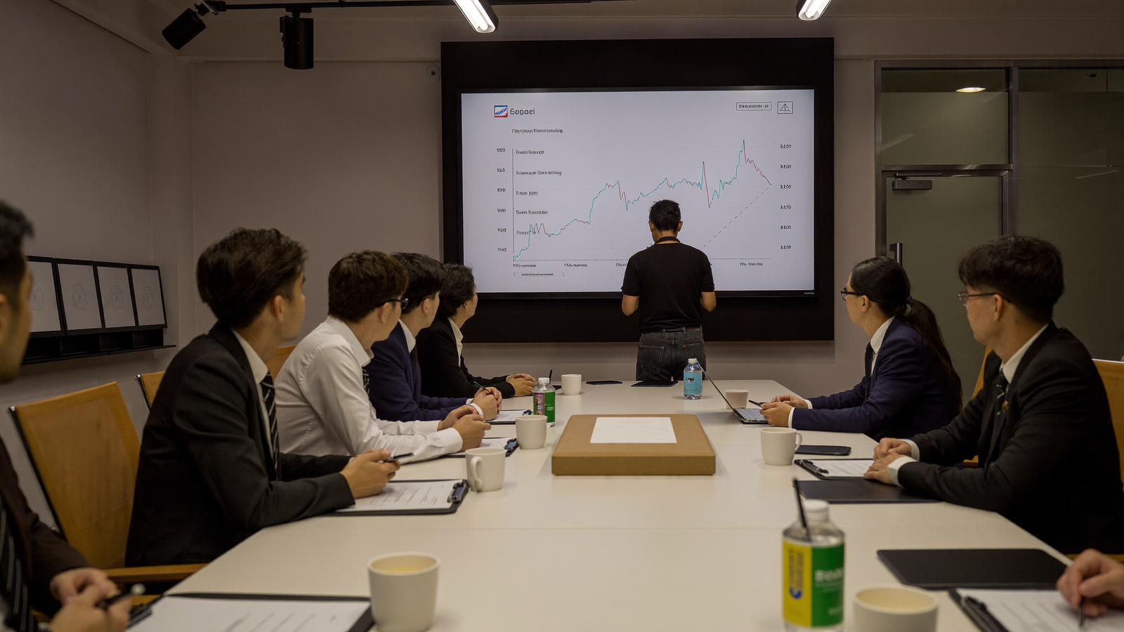 Investment committee reviewing an Indonesia entry decision