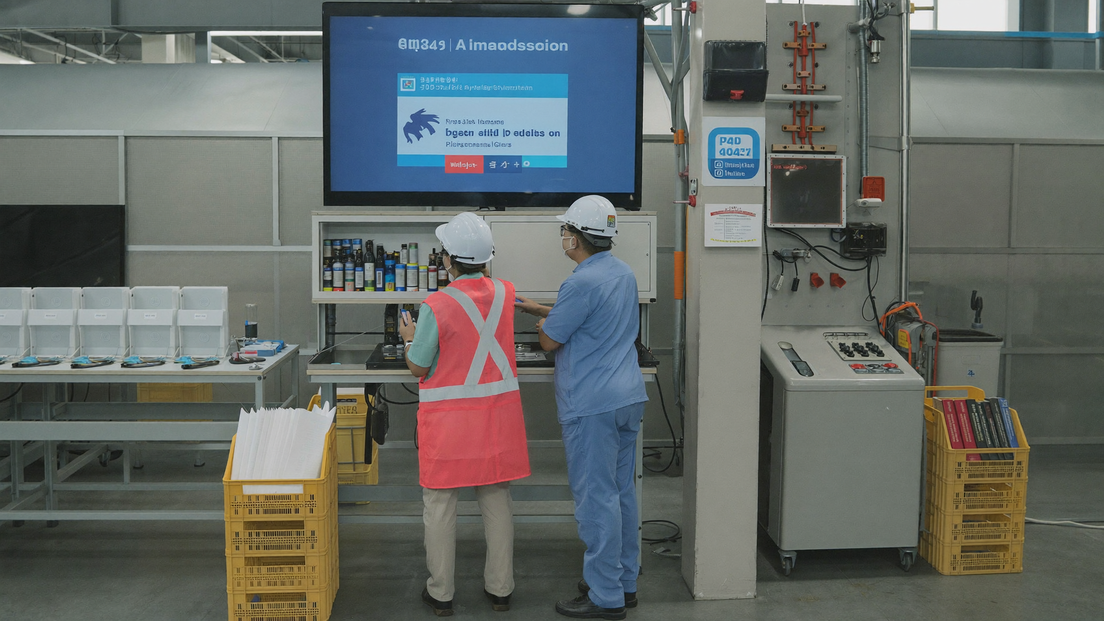 Operations and safety professionals reviewing risks in an Indonesian industrial facility