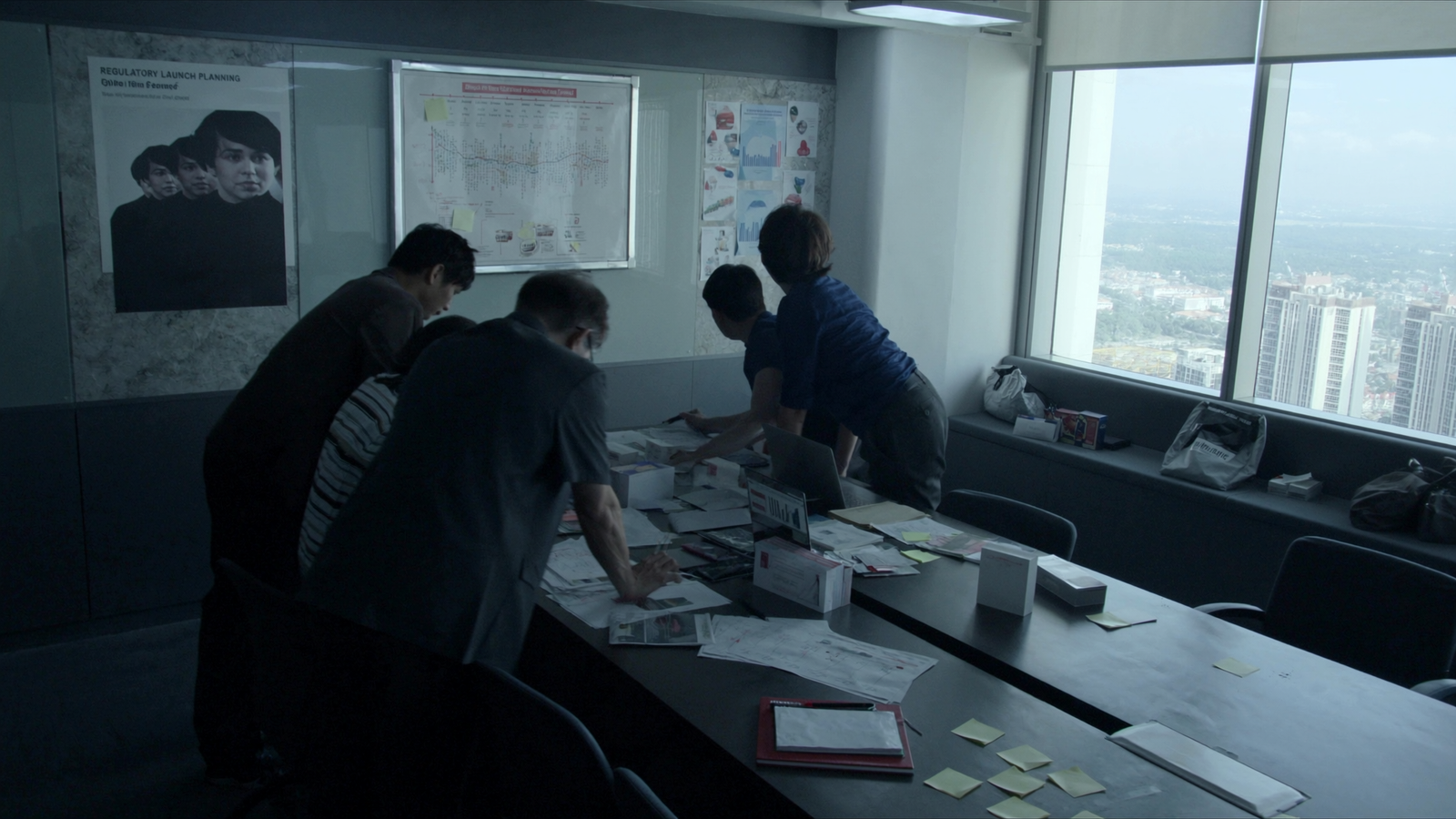 Business team planning Indonesian product certification and market launch workstreams