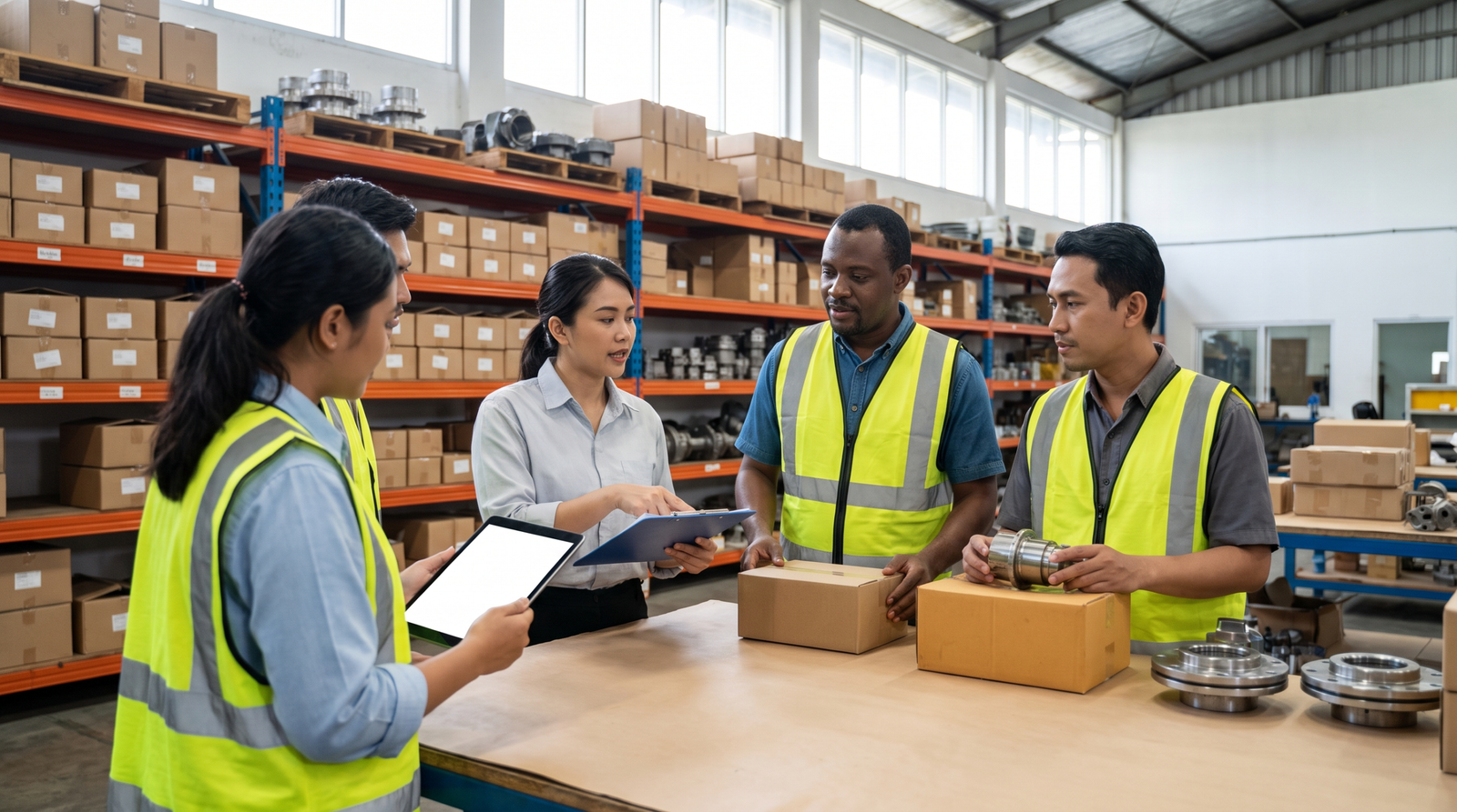 Compliance team reviewing products for Indonesian import approvals