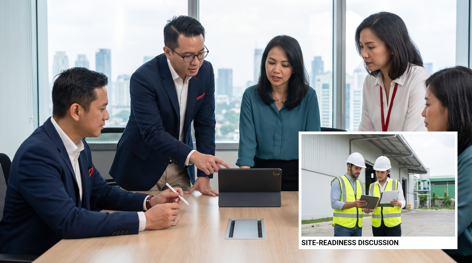 Compliance review of location and facility requirements at an Indonesian industrial site