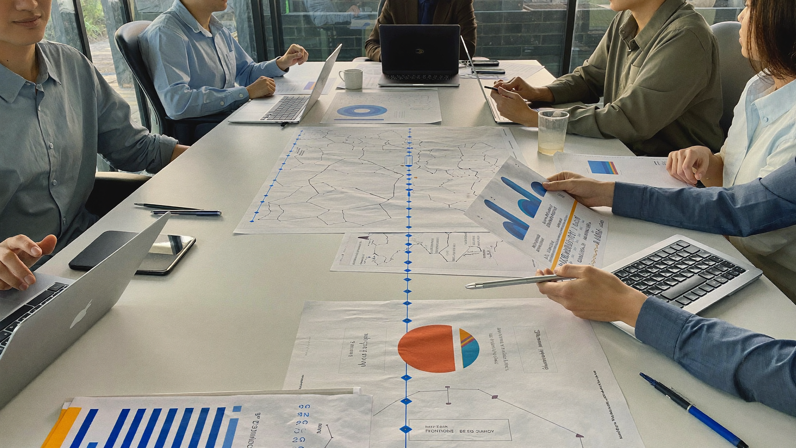 Foreign investors and an Indonesian adviser mapping company activities and market-entry workstreams