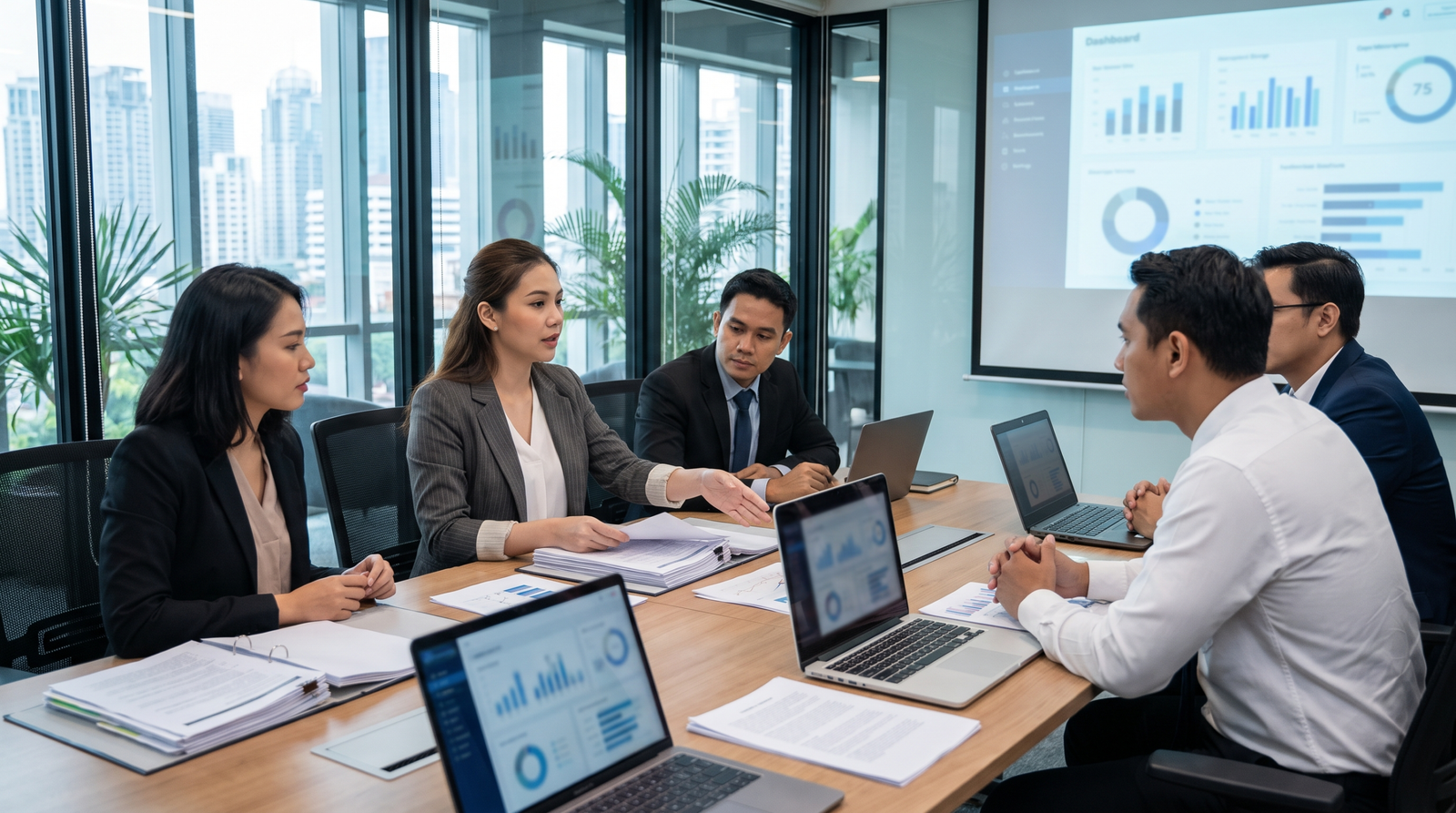 Legal finance and operations team reviewing post-licensing compliance obligations
