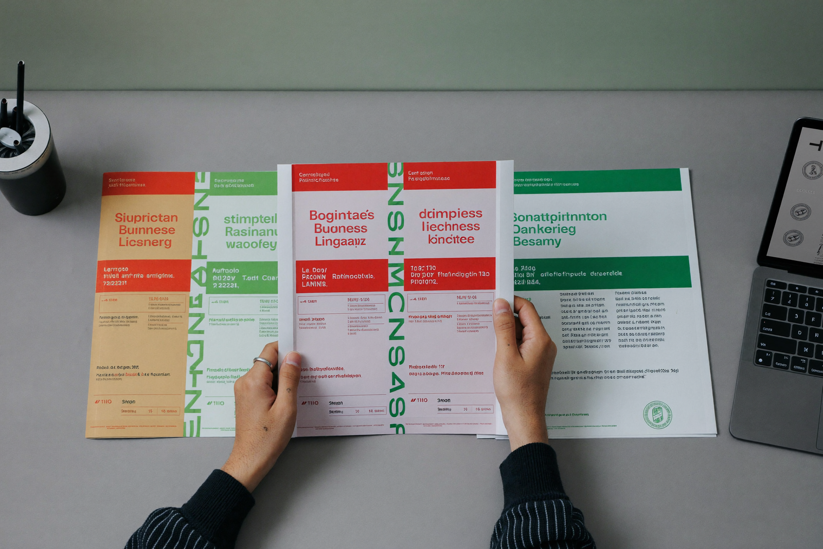Four-stage visual representing low to high OSS RBA business risk levels.