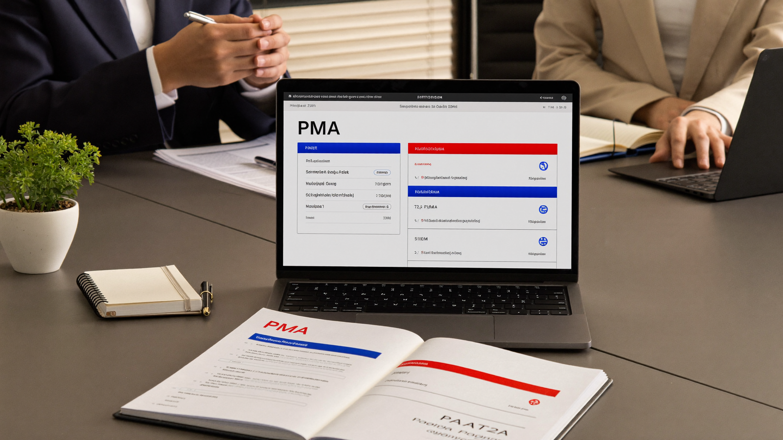 Corporate documents and an online registration workspace for PT PMA establishment in Indonesia